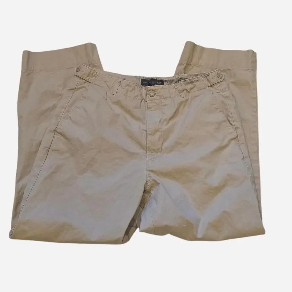 Banana Republic Men's tan cream Trousers